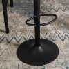 vintino laures zamatova otočna barova stolička čierna podstava 5