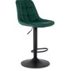 vintino laures zamatova otočna barova stolička čierna podstava 6