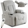 vintino laures masazne kozene kreslo arien mansester polohovatelne sivé kreslo do obyvacky 2