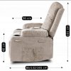 vintino laures masazne zamat kreslo arien mansester polohovatelne bežové kreslo do obyvacky 17