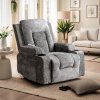 vintino laures masazne kozene kreslo arien zamat polohovatelne sivé kreslo do obyvacky 1