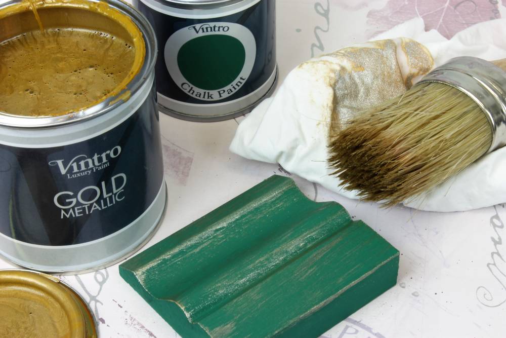 Maľovanie nasucho s farbou Chalk Paint