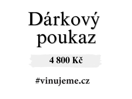 Dárkový poukaz 4800