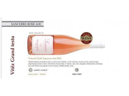 Sancerre  Rosé Tradition 2022 , Vincent Grall