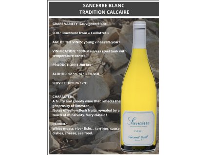 Sancerre Blanc Tradition Calcaire 2022, Vincent Grall