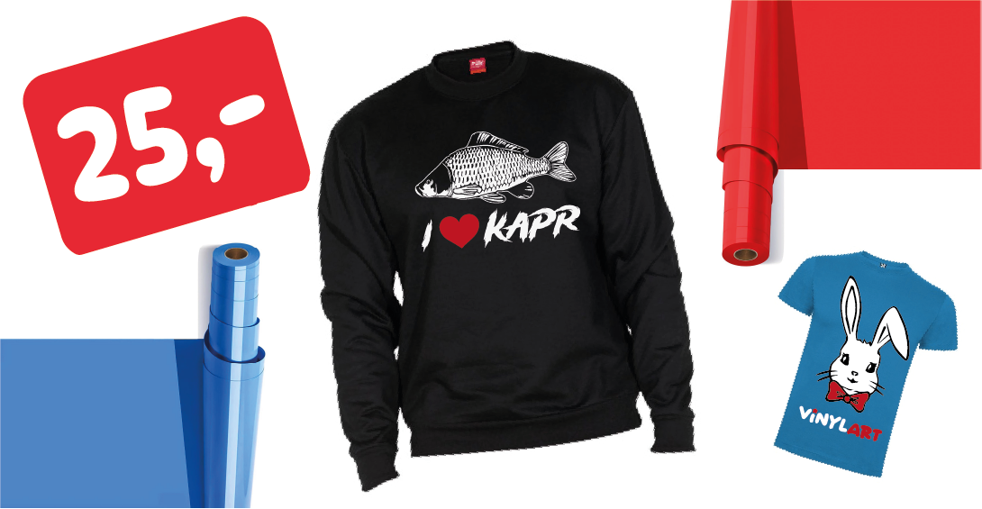 Potisk textilu za 25,-