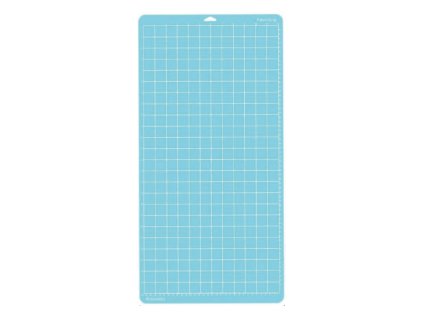 Modrá podložka Cricut s lehkou přilnavostí 30 × 60 cm – detail pohledu na povrch a s