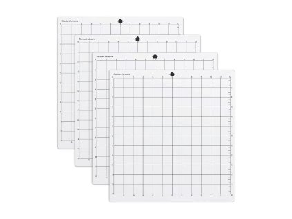 Podložka Silhouette s standardní přilnavostí 30 × 30 cm – pohled na povrch a strukturu