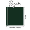 Rozměr tmavě zelené matné samolepicí vinylové fólie – šířka 30 cm, délka podle objednaného množství
