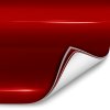 Červená metalická samolepicí fólie – hladký třpytivý povrch v přímém pohledu