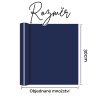 Rozměr tmavě modré matné samolepicí vinylové fólie – šířka 30 cm, délka podle objednaného množství