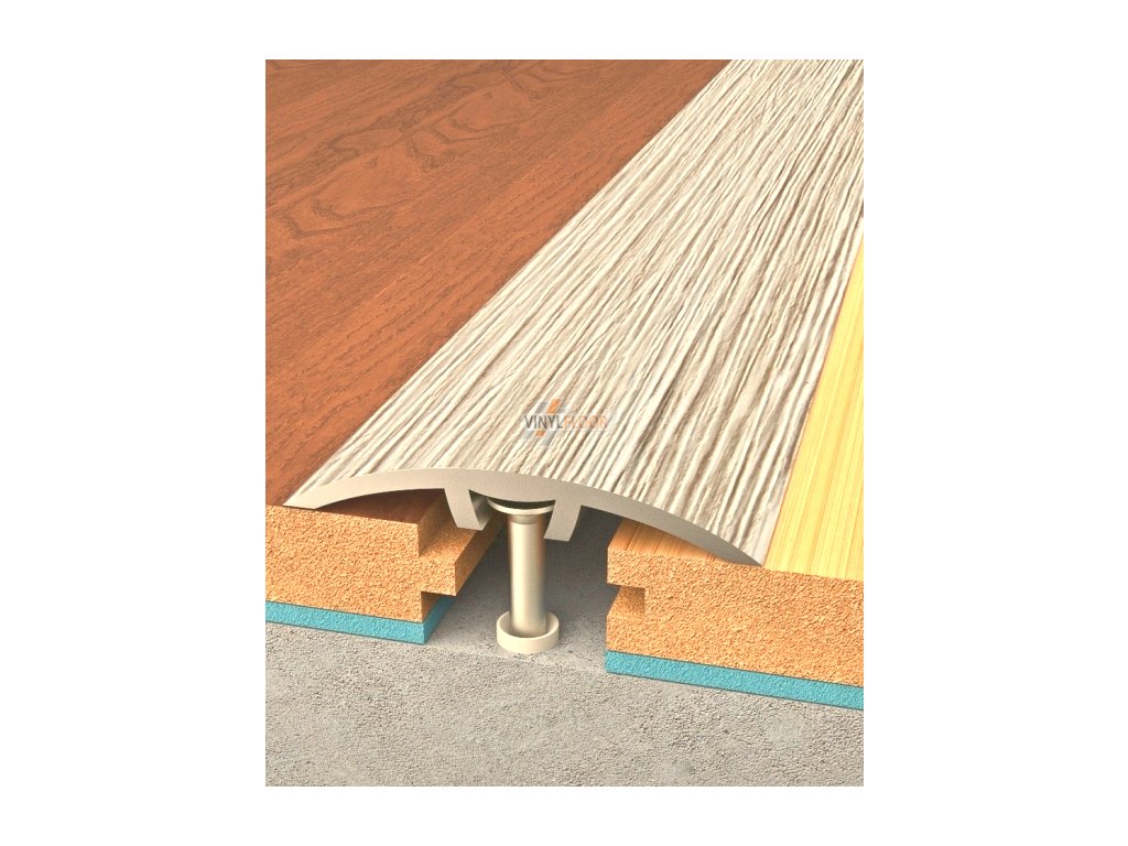 Přechodová lišta Dub bílý 32 b Vinylfloor cz