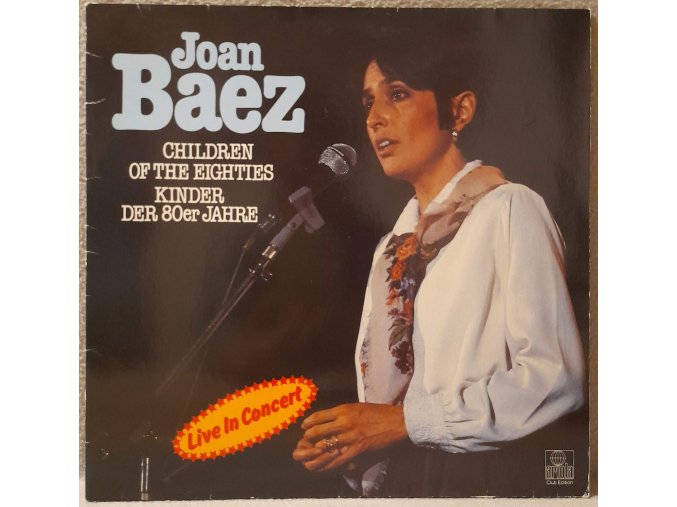 LP Joan Baez - Children Of The Eighties - Kinder Der 80er Jahre - Live In Concert, 1983