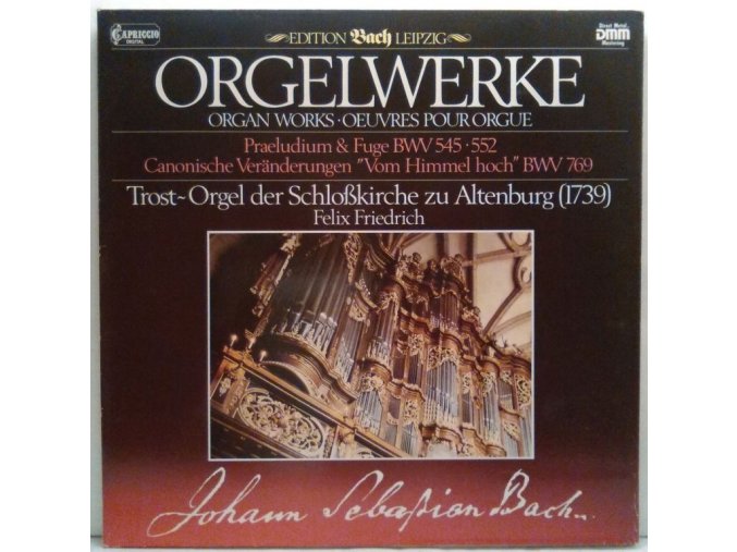 Johann Sebastian Bach - Orgelwerke, 1984