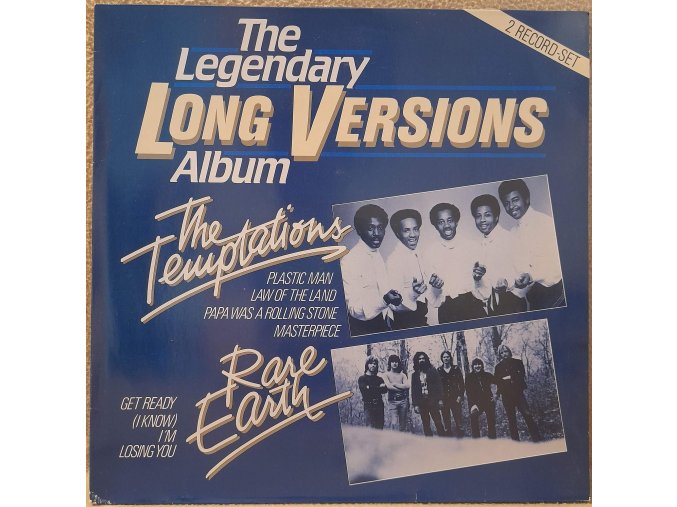 2LP The Temptations-Rare Earth - The Legendary Long Versions Album, 1984