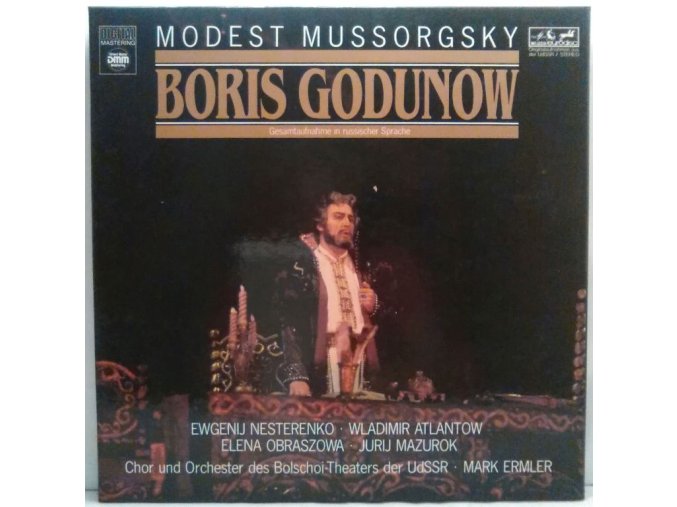 3LP Box Bolschoi-Theater der UdSSR, Mark Ermler - Mussorsky - Boris Godunov, 1986