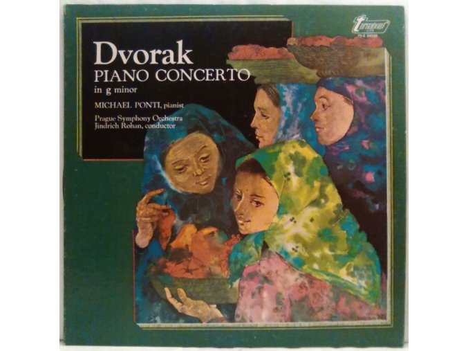 LP Antonín Dvořák, Michael Ponti ‎– Piano Concerto In G Minor, 1974