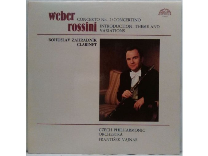 LP Weber, Rossini - Compositions For Clarinet And Orchestra