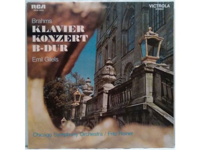 LP Johannes Brahms :  Reiner, Chicago Symphony, Gilels ‎– Brahms Klavier Konzert B-Dur