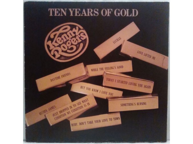 LP Kenny Rogers - Ten Years Of Gold, 1977