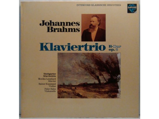 LP Johannes Brahms - Stuttgarter Klaviertrio - Klaviertrio H-Dur Op.8, 1978