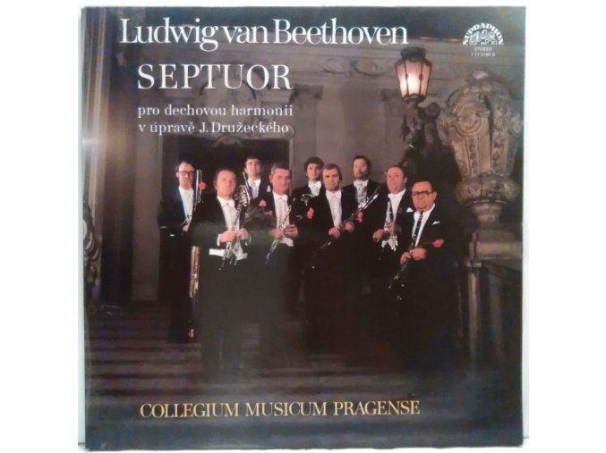 LP Beethoven - Collegium Musicum Pragense • Jiří Družecký • František Vajnar ‎– Septet (For Wind Instruments)1977