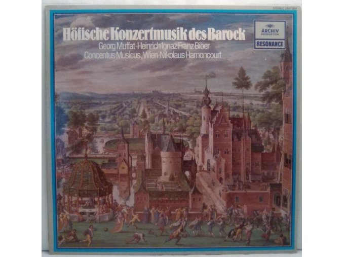 LP Georg Muffat/Heinrich Ignaz Franz Biber/Concentus Musicus Wien/Nikolaus Harnoncourt - Concert Music Of The Baroque Court, 1965