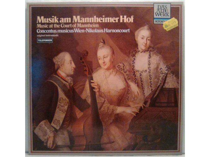 LP Concentus Musicus Wien, Nikolaus Harnoncourt - Musik Am Mannheimer Hof (Music At The Court Of Mannheim), 1963