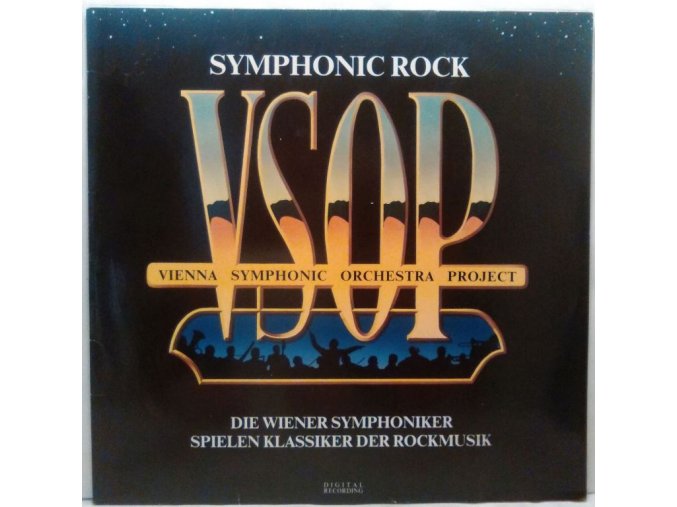 LP VSOP Vienna Symphonic Orchestra Project ‎– Symphonic Rock, 1987