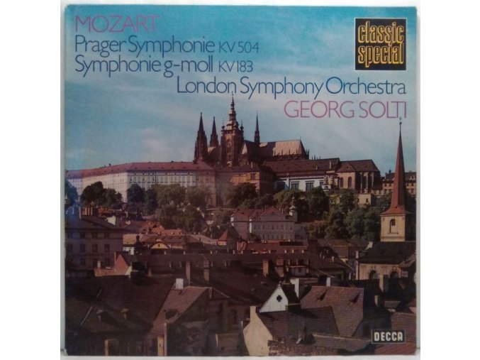 LP Mozart - Georg Solti/London Symphony Orchestra - Prager Symphonie KV 504, Symphonie g-moll KV 183, 1970