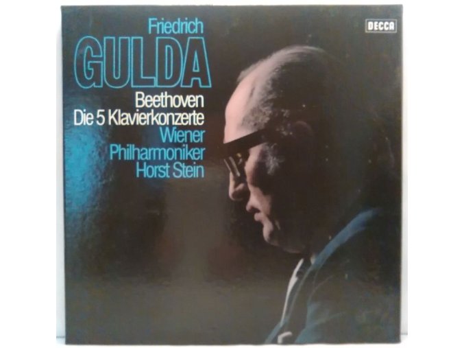 4LP Box  Friedrich Gulda - Beethoven - Die 5 Klavierkonzerte, 1985