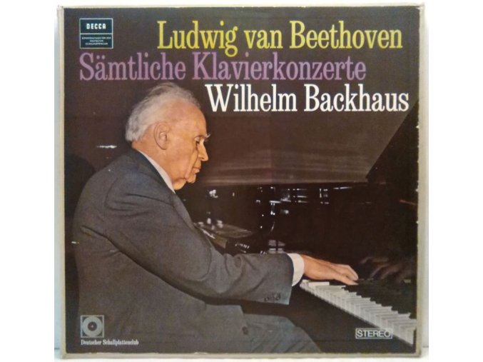 3LP Box  L. Beethoven, Wilhelm Backhaus - Sämtliche Klavierkonzerte, 1977