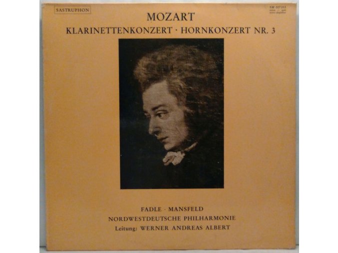 LP Wolfgang Amadeus Mozart - KV 622 Klarinettekonzert A Dur/KV 447 Hornkonzert Nr. 3