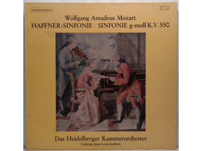 LP Wolfgang Amadeus Mozart - Heidelberger Kammerorchester, Jean-Louis Joubert - Haffner-Sinfonie • Sinfonie G-moll K.V.550