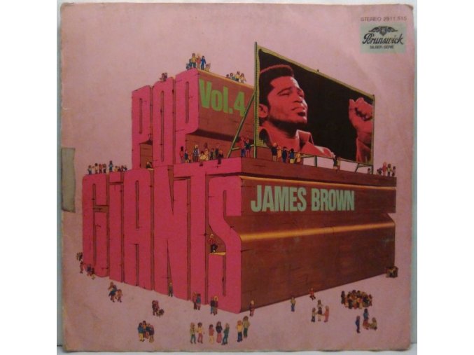 LP James Brown - Pop Giants, Vol. 4, 1970