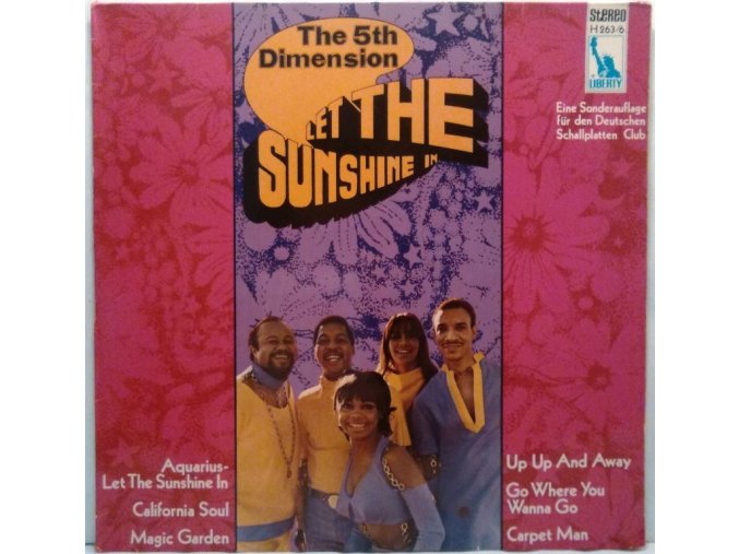 LP The 5th Dimension ‎– Let The Sunshine In, 1969