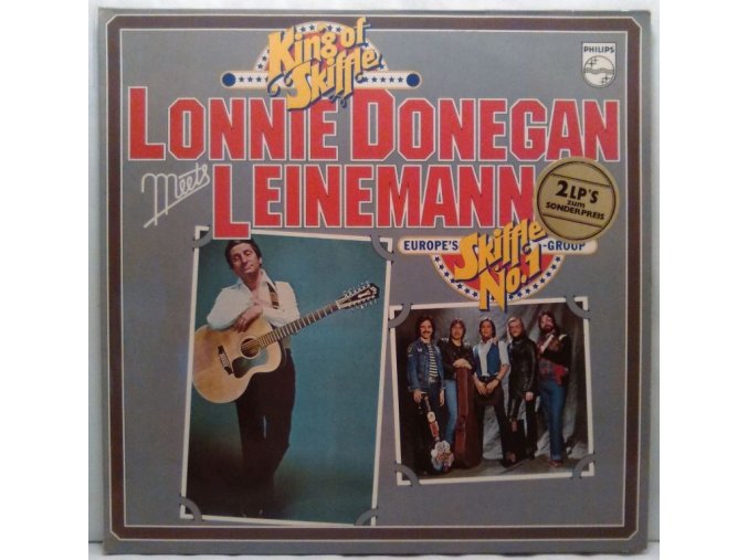 2LP Lonnie Donegan Meets Leinemann ‎– Lonnie Donegan Meets Leinemann