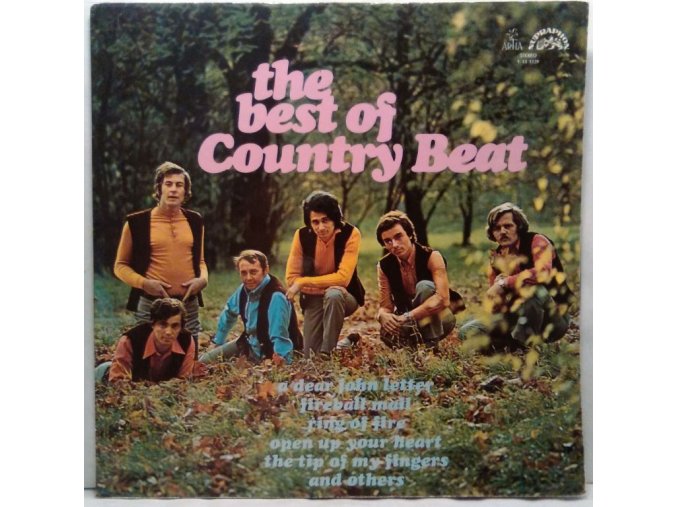 LP Jiří Brabec & His Country Beat ‎– The Best Of Country Beat, 1973