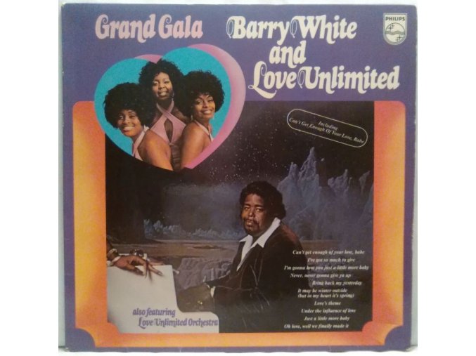 LP Barry White And Love Unlimited ‎– Grand Gala, 1973