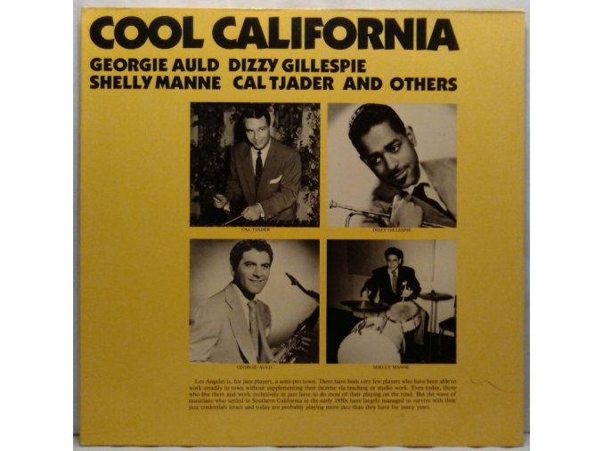2LP Georgie Auld, Dizzy Gillespie, Shelly Manne, Cal Tjader And Unknown Artist ‎– Cool California, 1981
