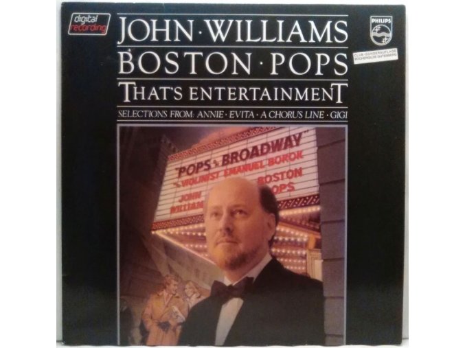LP John Williams - Boston Pops ‎– That's Entertainment / Pops On Broadway, 1981