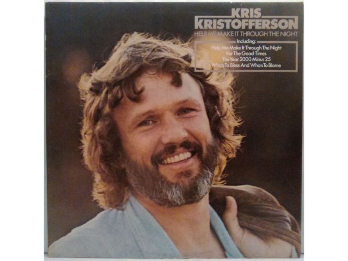 LP Kris Kristofferson - Help Me Make It Through The Night, 1980