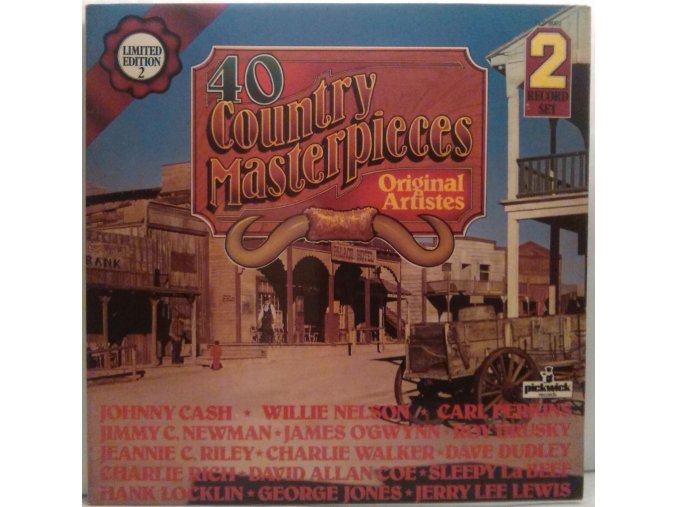 2LP Various - 40 Country Masterpieces, 1978