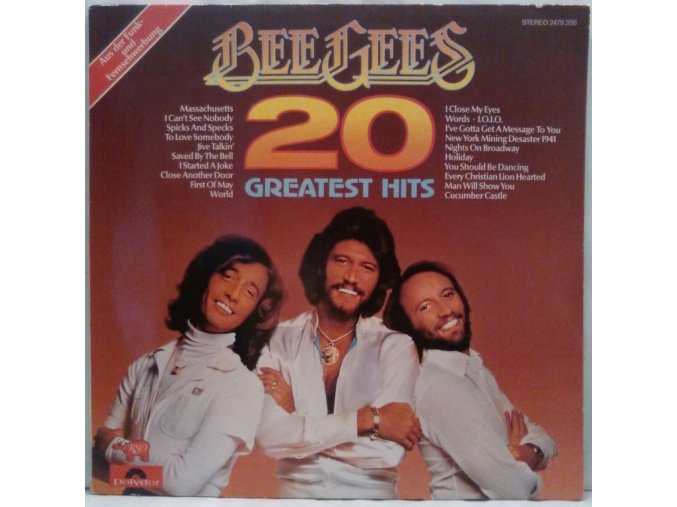 LP Bee Gees - 20 Greatest Hits, 1978