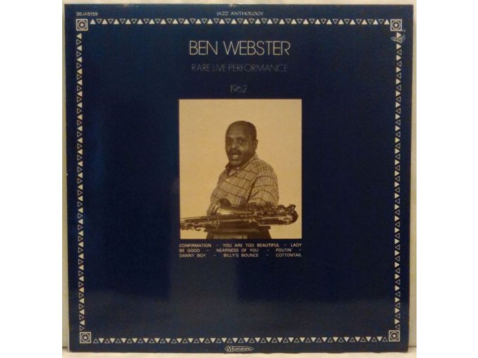 LP Ben Webster ‎– Rare Live Performance 1962