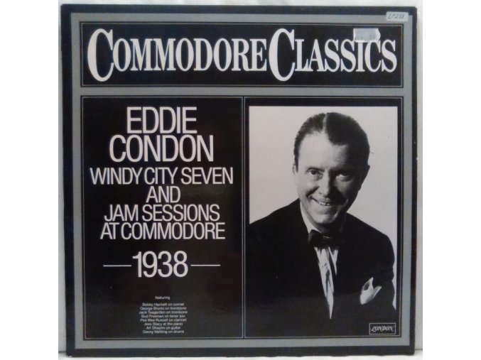 LP Eddie Condon And His Windy City Seven ‎– Jam Sessions At Commodore 1938, 1979