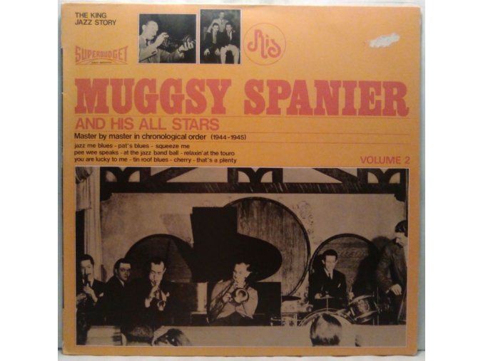LP Muggsy Spanier ‎– Muggsy Spanier And His All Stars, 1975