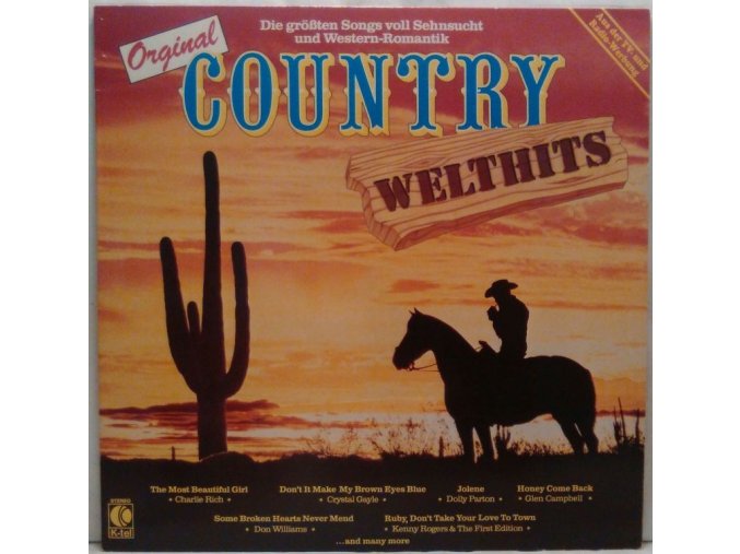 LP Various ‎– Original Country Welthits, 1984