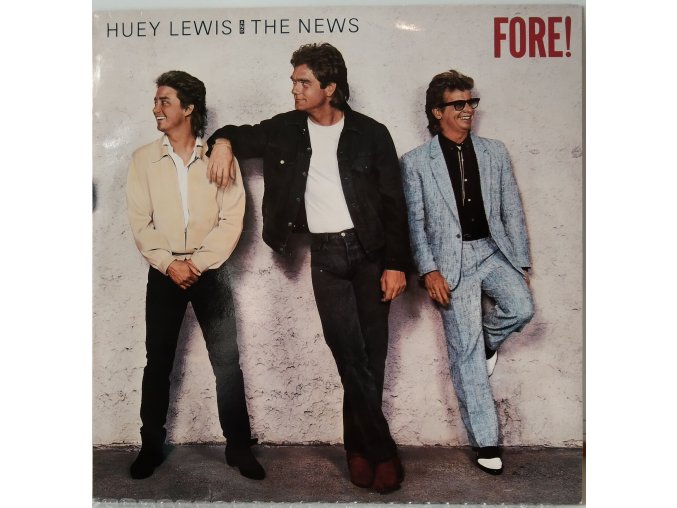 LP Huey Lewis And The News - Fore! 1986