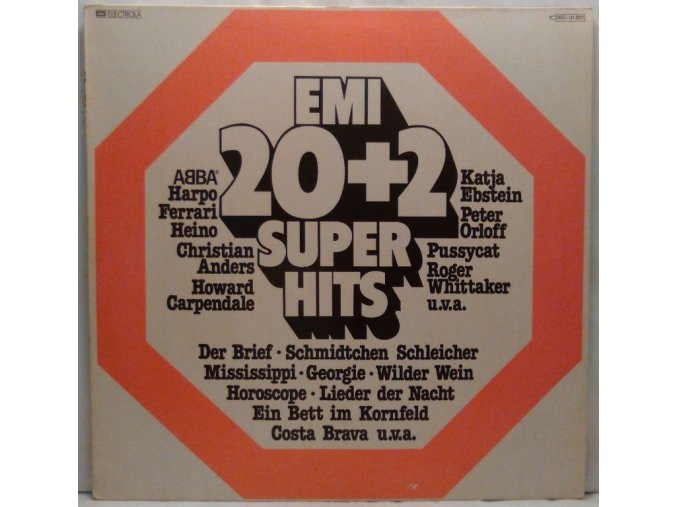 LP Various ‎– 20 + 2 EMI Superhits, 1976